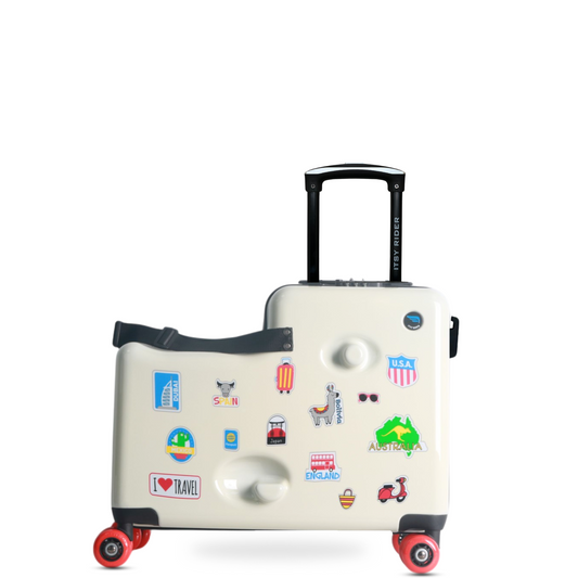 2025 Ride-on Suitcase for Kids (Beige Traveler)