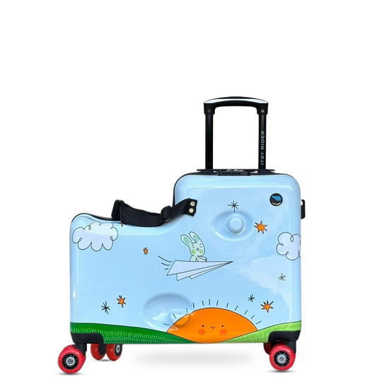 2025 Ride-on Suitcase for Kids (Blue Flyer)